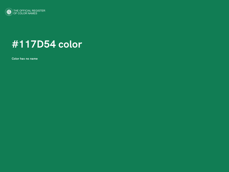 #117D54 color image