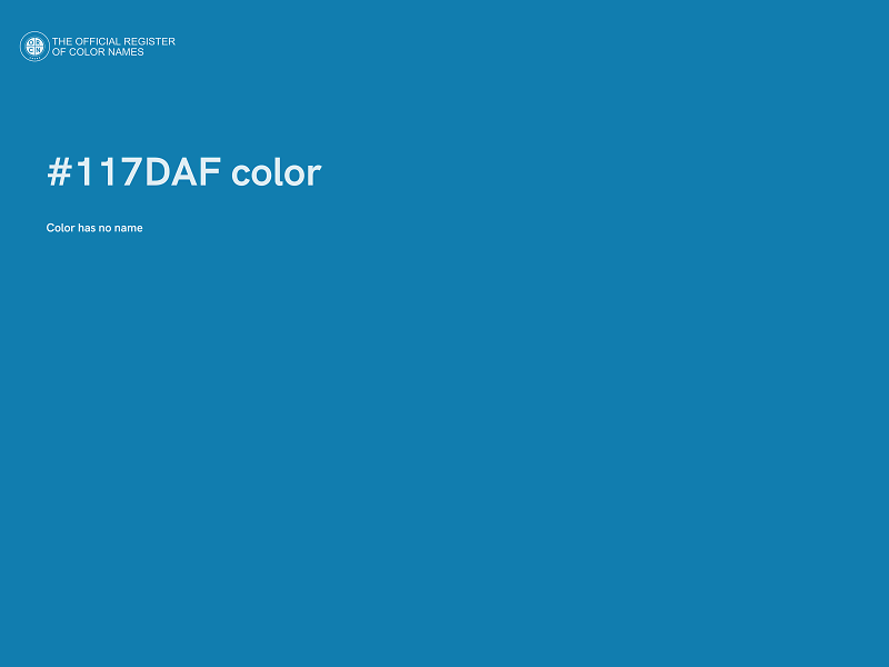 #117DAF color image