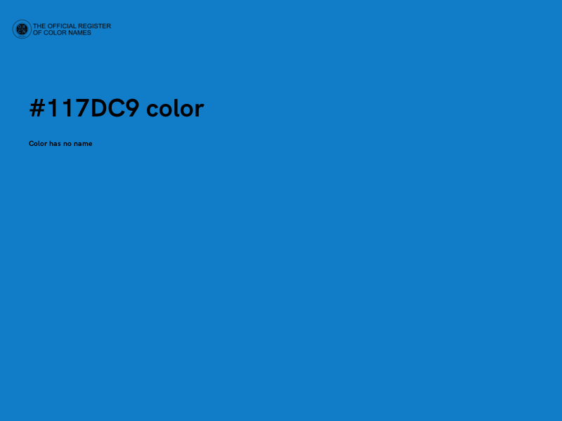#117DC9 color image