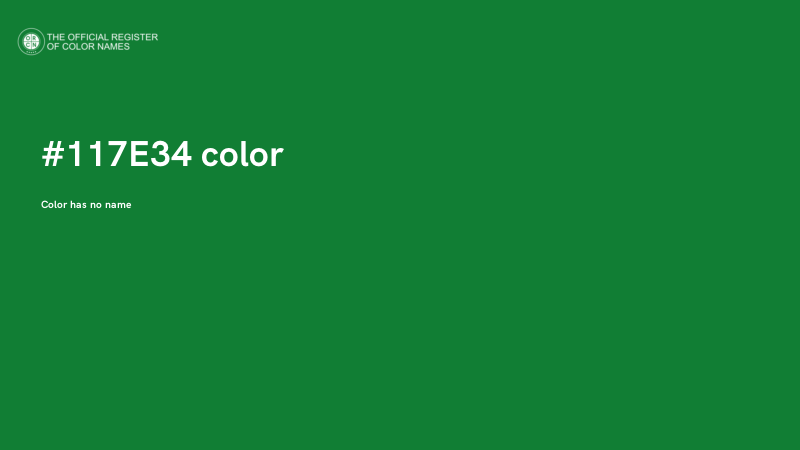 #117E34 color image