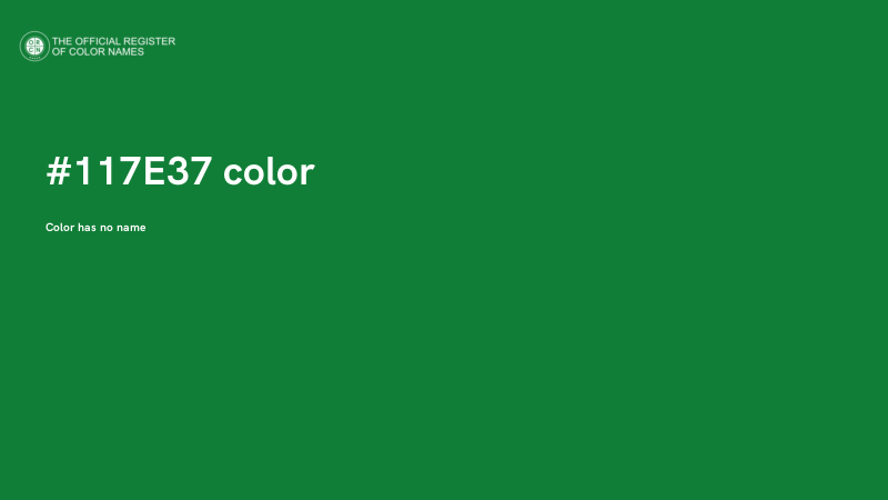 #117E37 color image