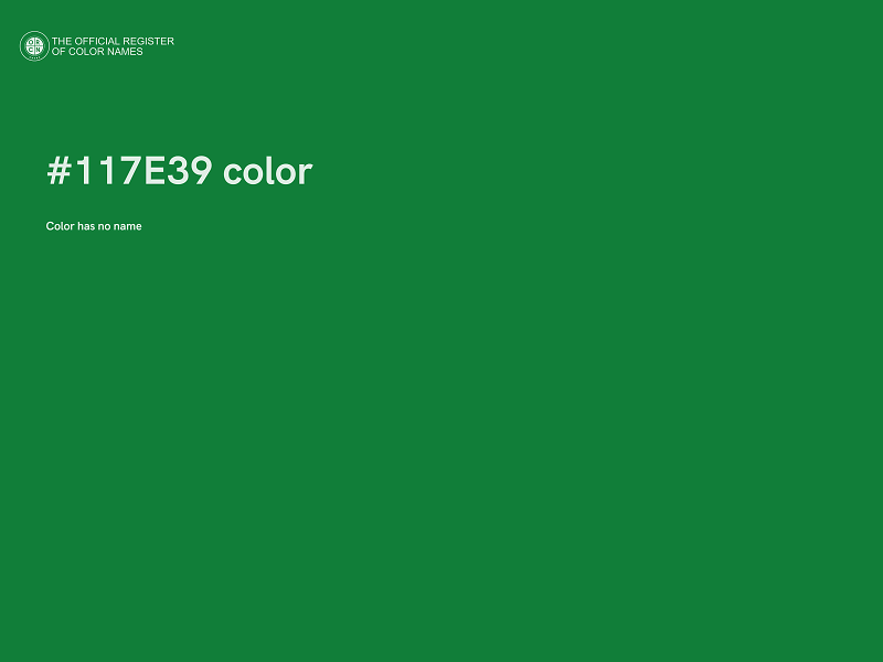 #117E39 color image