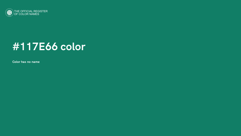 #117E66 color image