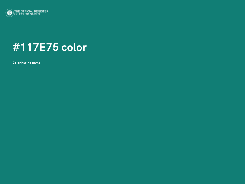 #117E75 color image