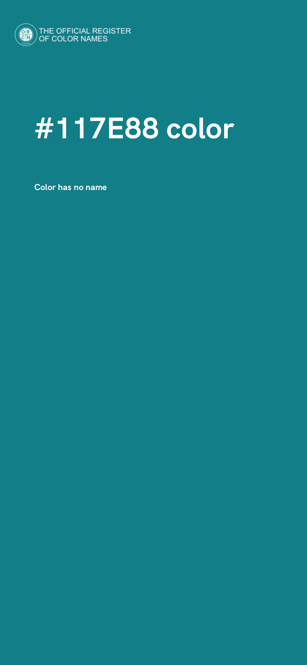 #117E88 color image