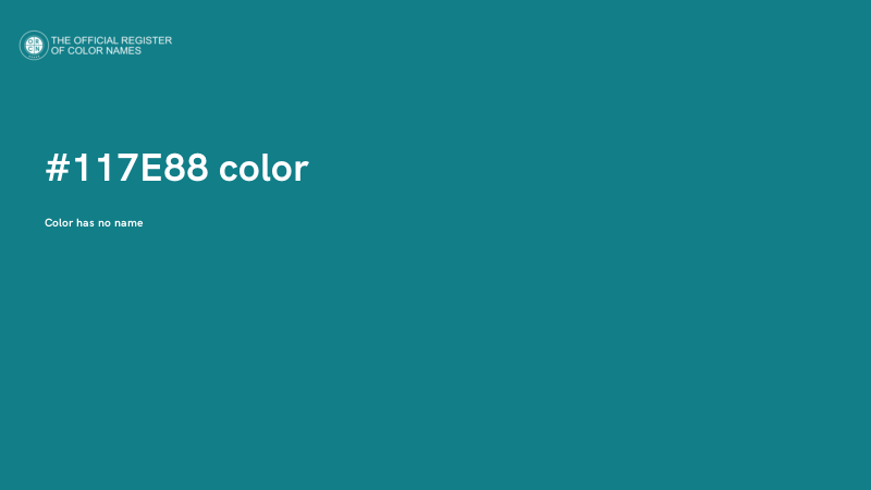 #117E88 color image