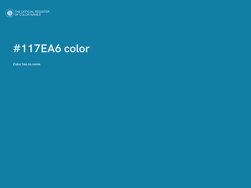 #117EA6 color image