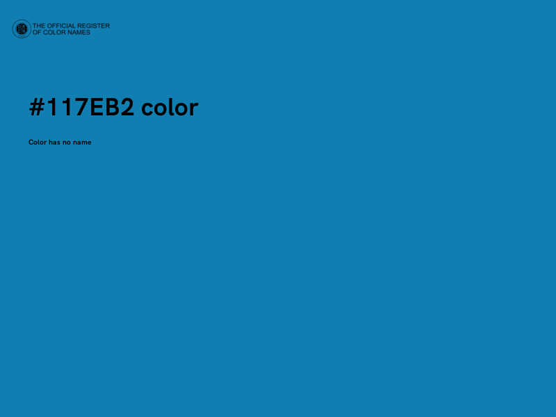 #117EB2 color image