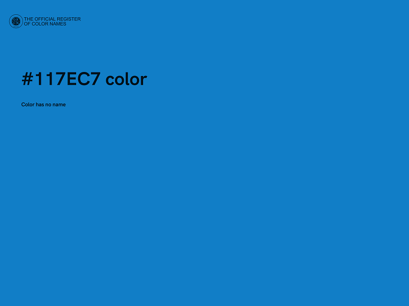 #117EC7 color image