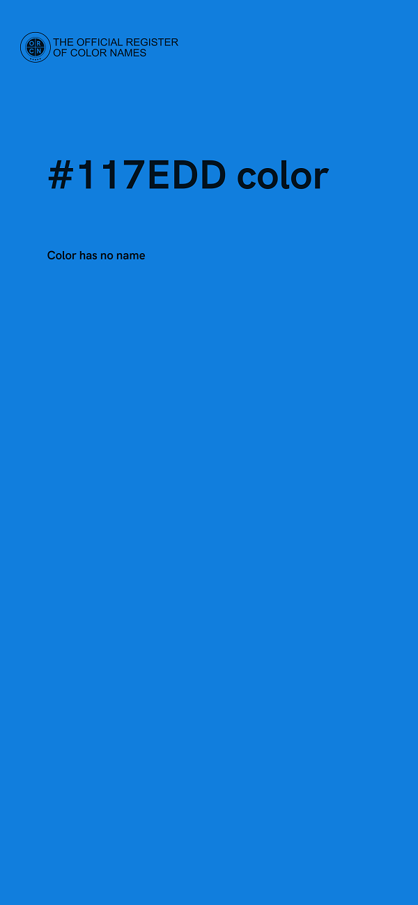 #117EDD color image