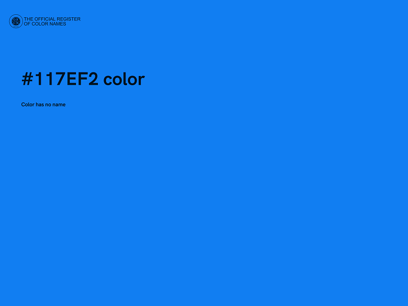 #117EF2 color image