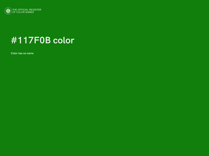 #117F0B color image
