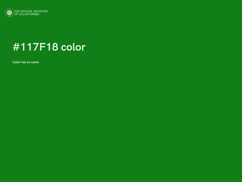 #117F18 color image