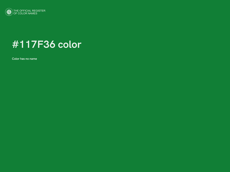 #117F36 color image