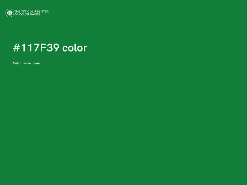 #117F39 color image