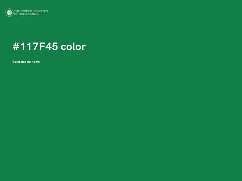 #117F45 color image