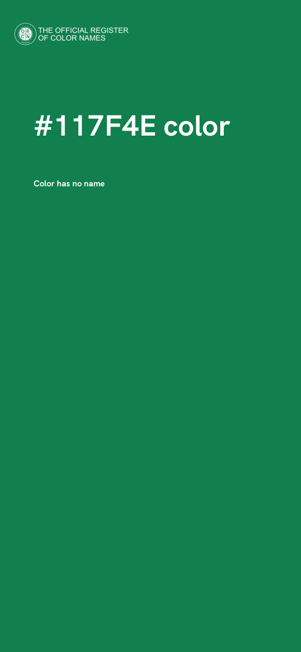 #117F4E color image