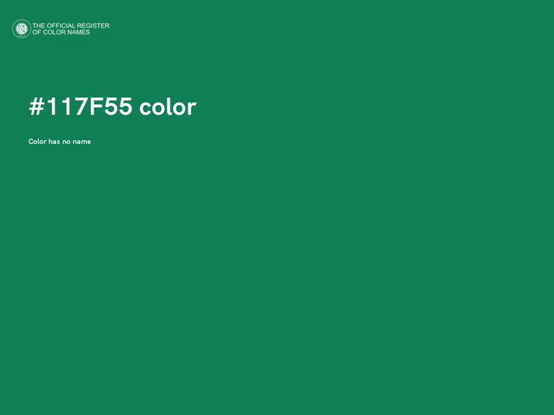 #117F55 color image