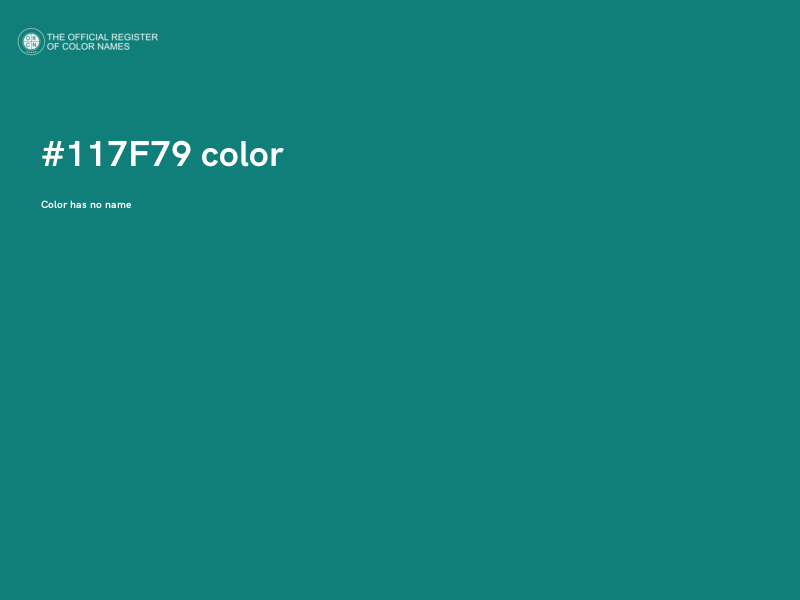 #117F79 color image