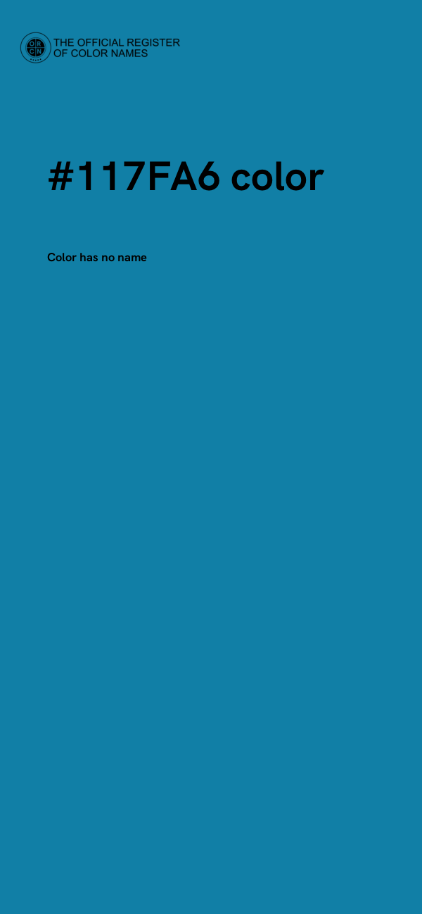 #117FA6 color image