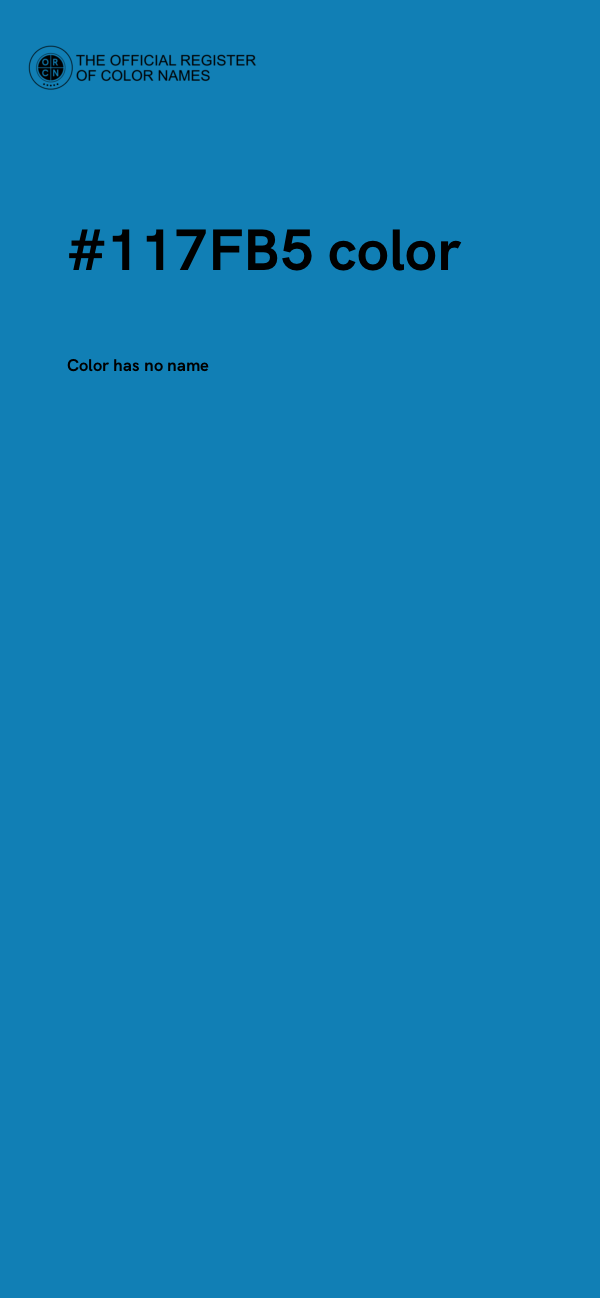 #117FB5 color image