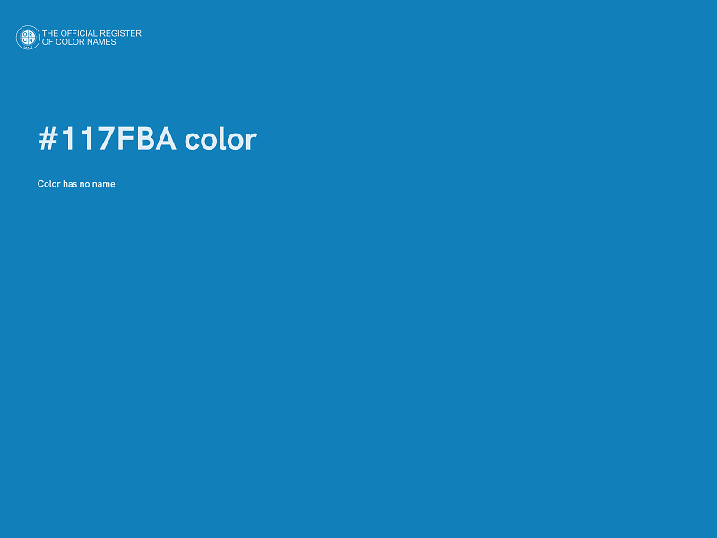 #117FBA color image