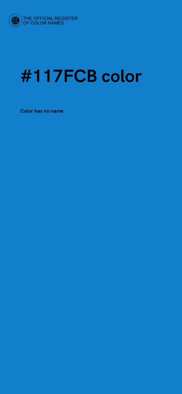 #117FCB color image