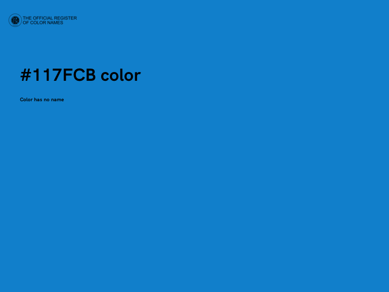 #117FCB color image