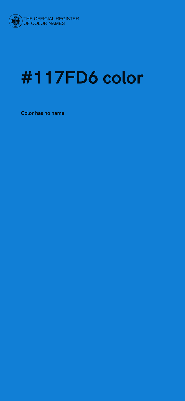#117FD6 color image