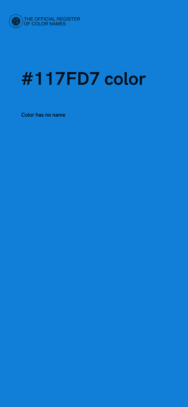 #117FD7 color image