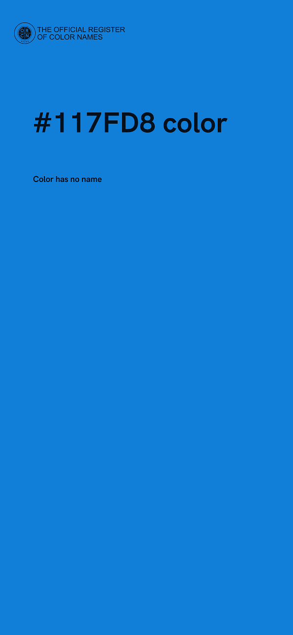 #117FD8 color image