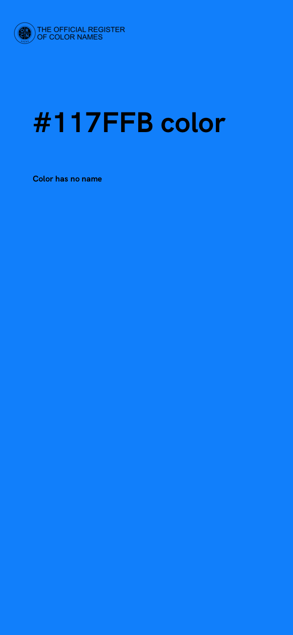 #117FFB color image