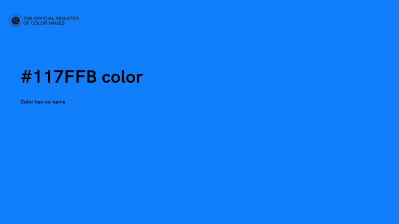 #117FFB color image