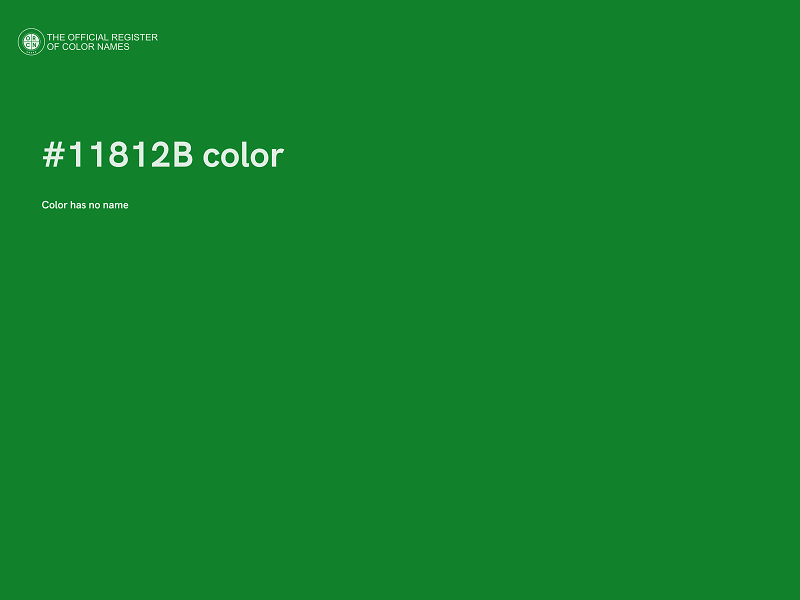 #11812B color image