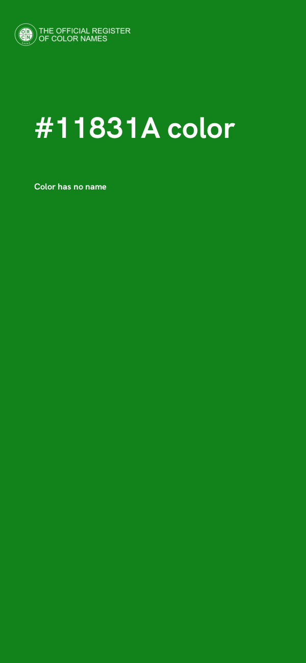#11831A color image