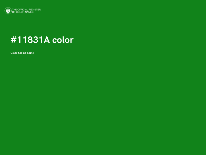 #11831A color image