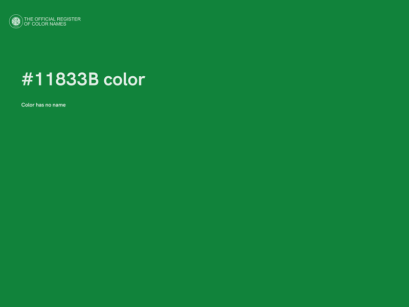 #11833B color image