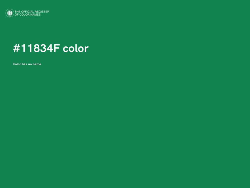 #11834F color image