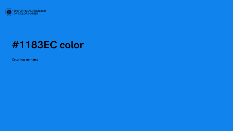 #1183EC color image
