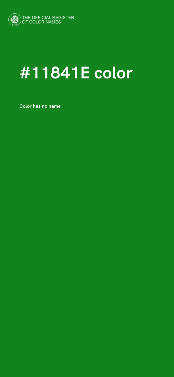 #11841E color image