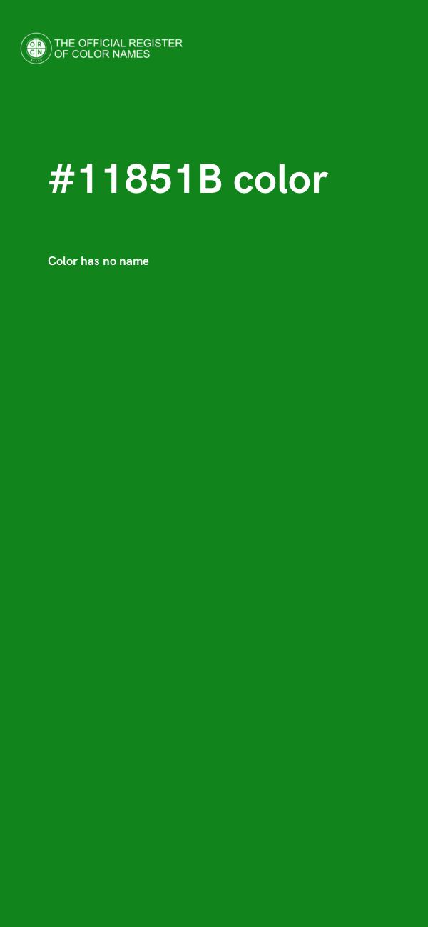 #11851B color image