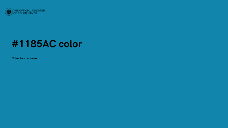 #1185AC color image