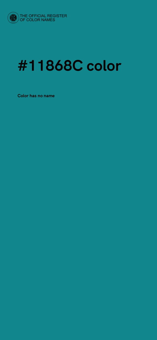 #11868C color image
