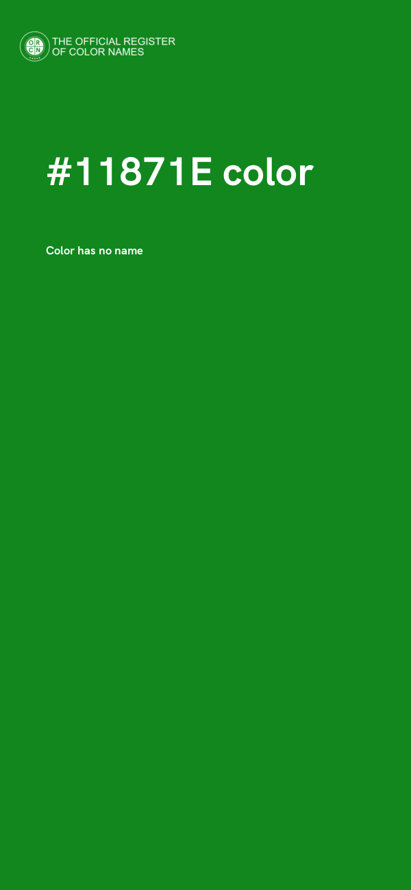 #11871E color image