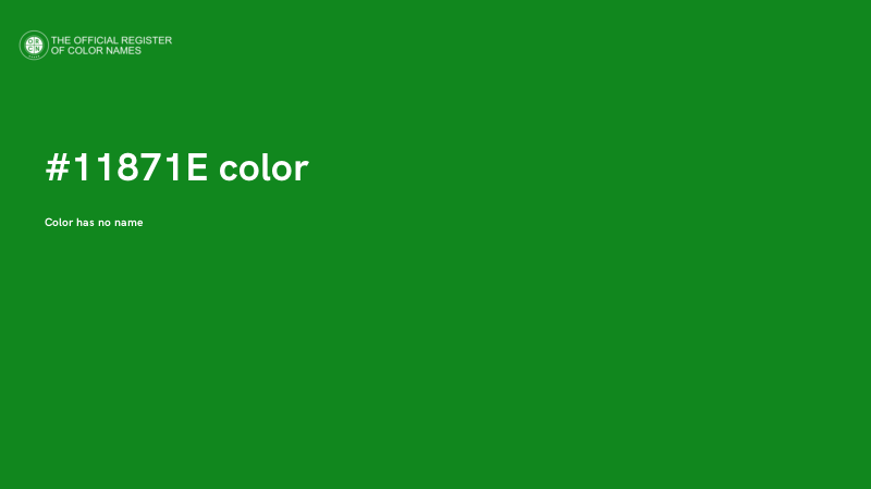 #11871E color image