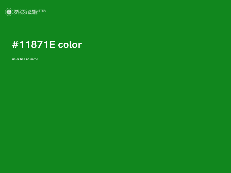 #11871E color image
