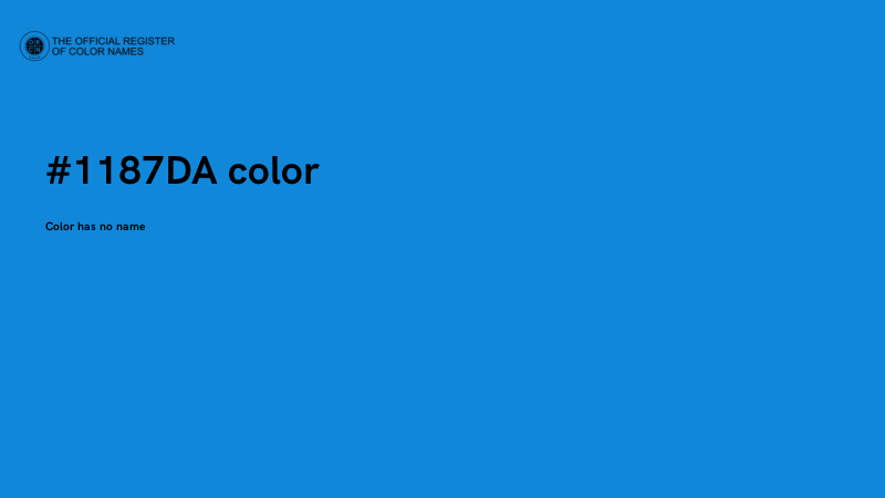 #1187DA color image