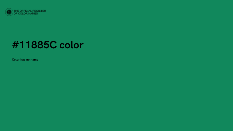 #11885C color image