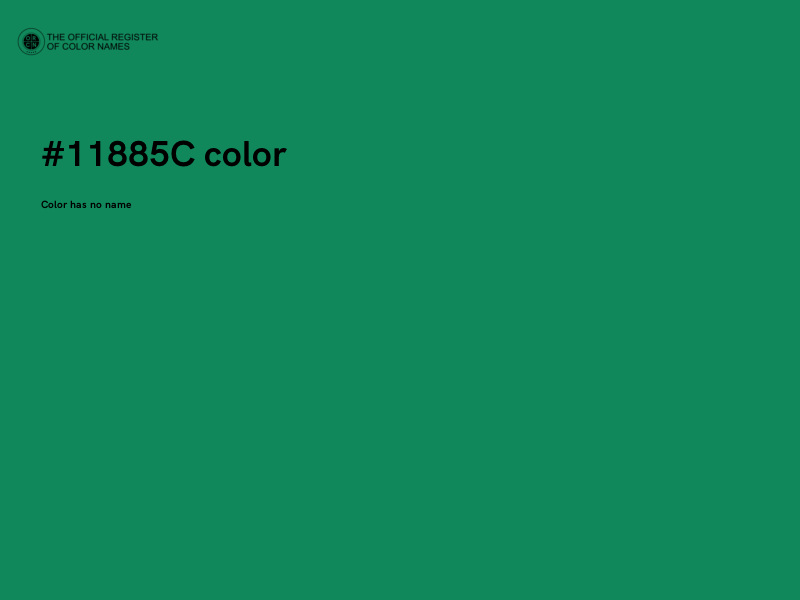 #11885C color image