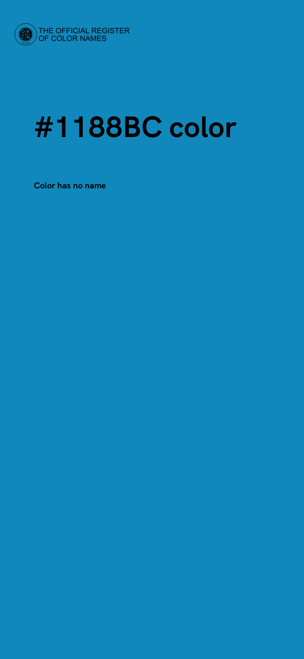 #1188BC color image